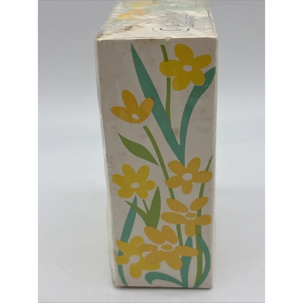 vintage Q-tips vanity pack floral box 90